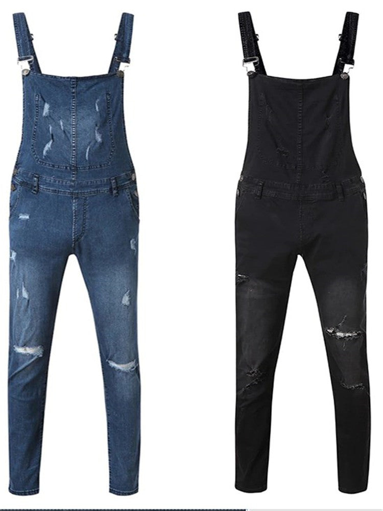 Amazon.com: Tthxqing Skinny Ripped Jeans Denim Jumpsuit Overalls for Women  Womens Ankle Length Denim Overalls Women's Jumpsuit Rompers : Clothing,  Shoes & Jewelry