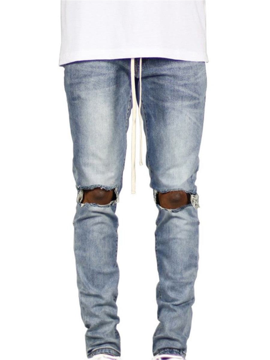 Mens jeans clearance with ankle zippers