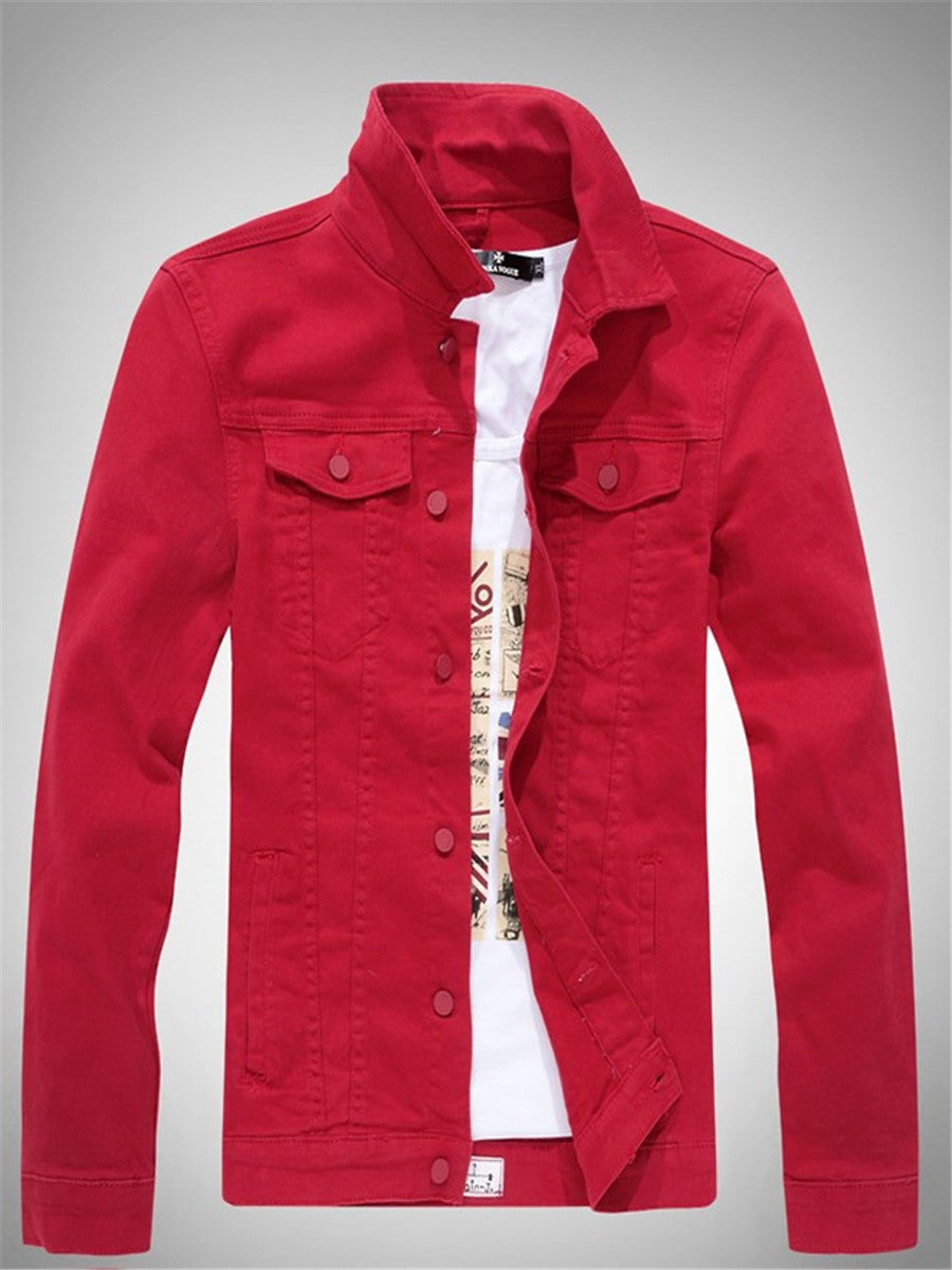Vito Denim Jacket - Red | Fashion Nova, Mens Jackets | Fashion Nova