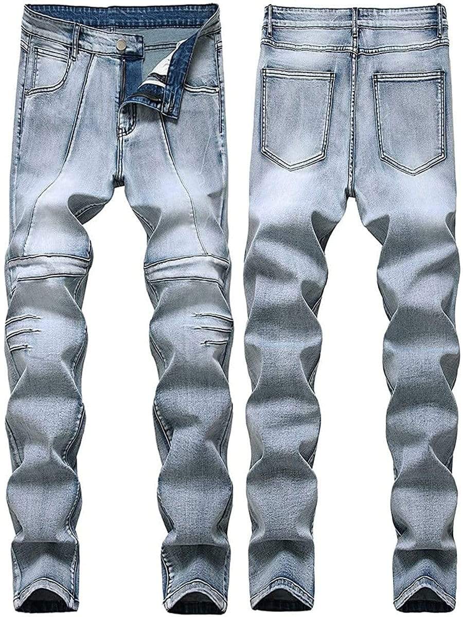 6 Color 2023 New Men's Sretch Skinny Jeans Fashion Casual Cotton Slim Fit Denim  Pants Men's Pencil Pants Male Brand Trousers - AliExpress