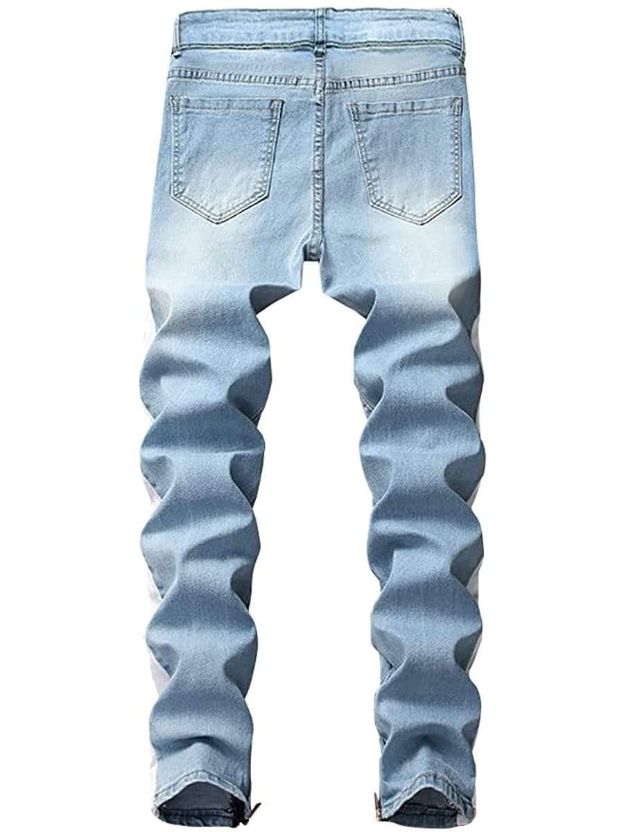 Classic Straight Stripe Jeans | Striped jeans, American casual, Denim  patterns
