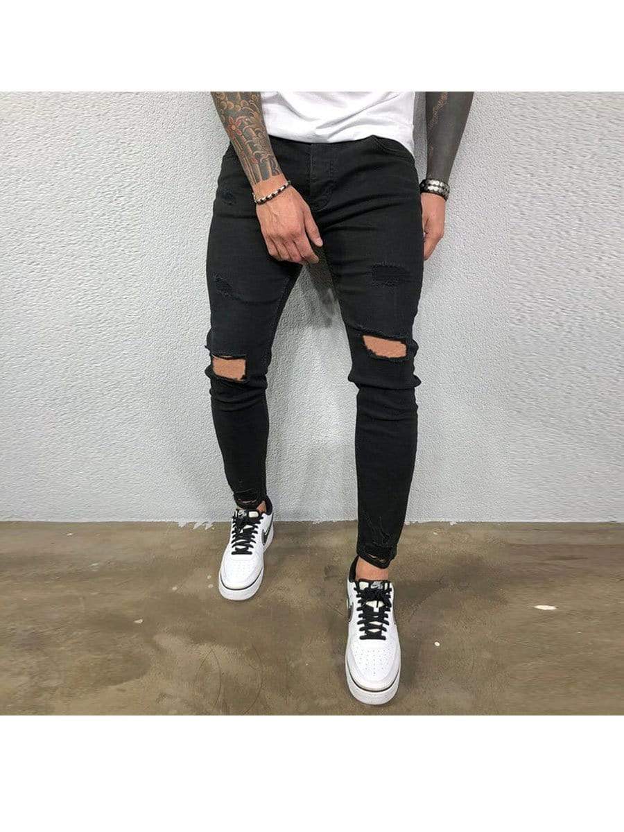 Desy Feeci Brand Men Jeans Slim Fit Skinny Denim Jeans Designer Elastic  Straight Jeans Stretch Trousers Jeans for Men - OnshopDeals.Com