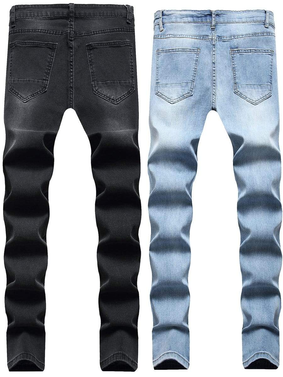 Buy Men Black Solid Slim Fit Casual Trousers Online - 658324 | Peter England